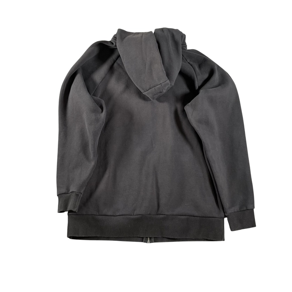 Vuori Womens Dark Gray Restore Full Zip Hoodie Organic Cotton Fleece Size Medium - Picture 2 of 10